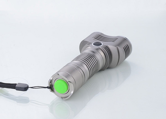 ช็อต 10W super bright - หลักฐานแบบชาร์จไฟในครัวเรือนนำไฟฉายที่มีสองสวิทช์
