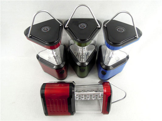 0.5 วัตต์กลางแจ้งพลาสติก 24 LED ตั้งแคมป์ไฟกับ 4 * D แบตเตอรี่ 100lm