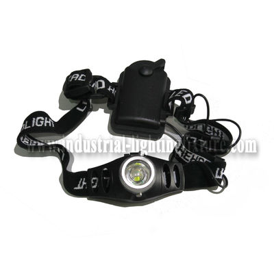 3 วัตต์แบบชาร์จไฟ LED หัวไฟฉาย / ไฟหน้าสำหรับตำรวจ, ไฟ LED หัว