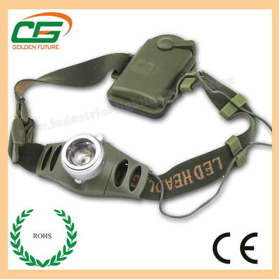 พลาสติก ABS 3W LED แบบชาร์จไฟ CREE สำหรับแคมป์ปิ้ง, LED แบบชาร์จไฟหน้า