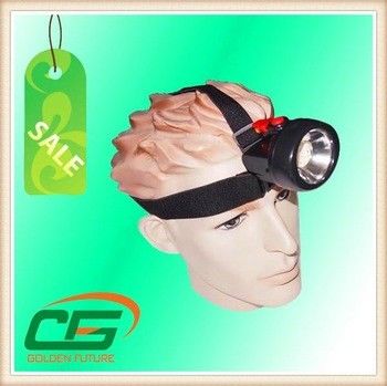 ตั้งแคมป์ล่าสัตว์การทำเหมืองแร่ไร้สายไฟหน้า / LED หัวไฟฉาย 2.8Ah Li-io