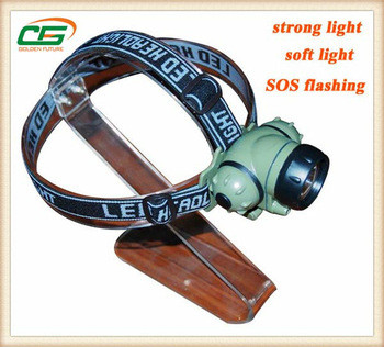 อุตสาหกรรม 3W LED เหยียบหัวไฟฉาย IP65 AC85 - 265V, กันน้ำหัวไฟฉาย