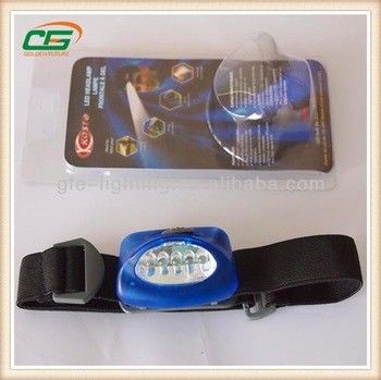 หัวหน้ากลางแจ้งกันน้ำไฟฉาย / ไฟหน้าด้วย 5pcs LED สีขาว
