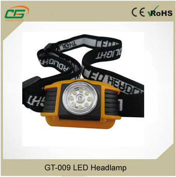 AAA 4 LED หัวไฟฉาย / มินิไฟหน้า LED สำหรับกรณีฉุกเฉินเหยียบหัวไฟฉายแบบชาร์จไฟได้
