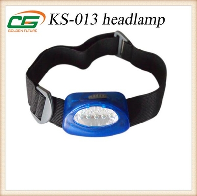 มินิแคมป์ไฟ LED ไฟหน้าด้วย 5pcs LED สีขาว, แบตเตอรี่ AAA 14000MCD