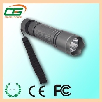 ระเบิด 3 วัตต์แบบชาร์จไฟ CREE LED ไฟฉายสำหรับพนักงานดับเพลิง