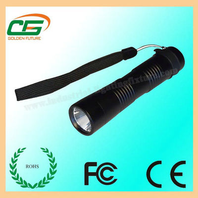 3 วัตต์อลูมิเนียม CREE ไฟฉาย LED / LED ไฟฉายล่าสัตว์ IP66 DC 4.5 V