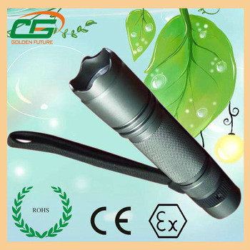 2000mAh CREE ตำรวจไฟฉาย LED ยุทธวิธีแบบชาร์จไฟฉาย LED