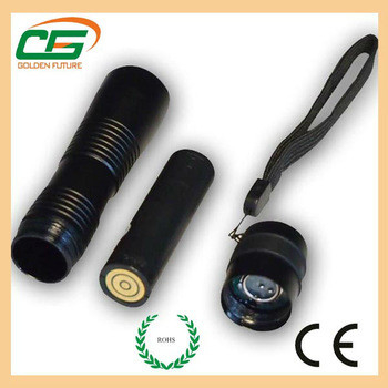 ตั้งแคมป์ 3 วัตต์ CREE ไฟฉาย LED ด้วยผ้านุ่มแสงยุทธวิธีไฟฉาย LED