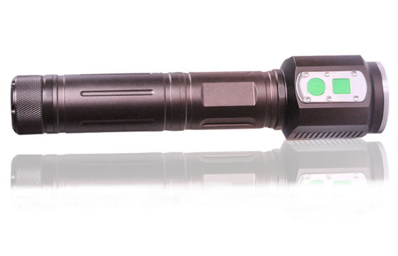 2300lm เหยียบแบบชาร์จไฟไฟฉายยุทธวิธีไฟฉาย LED Flashlight