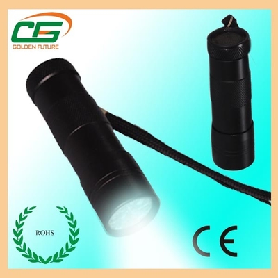 12pcs สีขาวไฟฉาย LED ไฟฉาย 3pcs 1.5V AAA Battereis