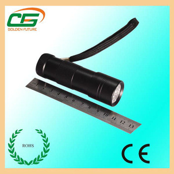 อลูมิเนียมไฟฉาย LED ไฟฉาย LED สีขาว 12pcs, AAA ไฟฉาย LED