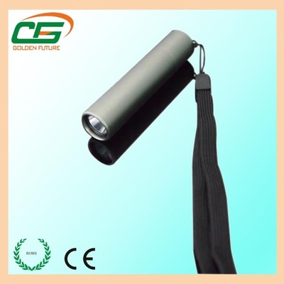 AA 1.5V IP65 ไฟฉาย LED ไฟฉาย LED อลูมิเนียมขนาดเล็กที่มีไฟ LED สีขาว