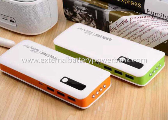 พลังงานสูง 10000mAh สากลแบบ Dual USB Power Bank ที่ 4 ไฟ LED