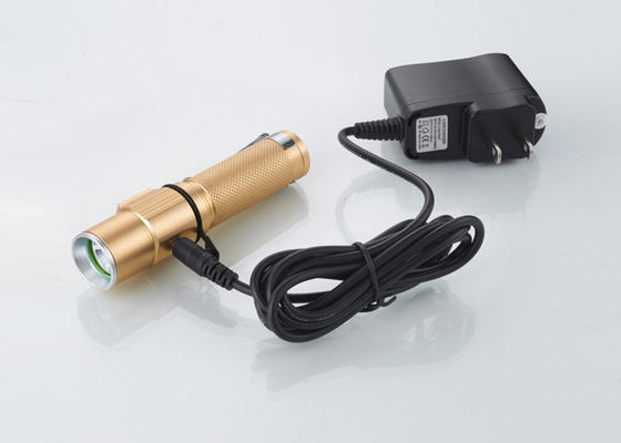 5Watt มินิอลูมิเนียม LED แบบชาร์จไฟคบเพลิงตั้งแคมป์ไฟฉาย LED ยุทธวิธี