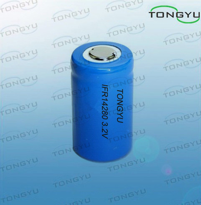 ต่ำปลดปล่อยตัวเอง LiFePO4 แบตเตอรี่แบบชาร์จไฟ 3.2V 320mAh สำหรับพลังงานแสงอาทิตย์ไฟ LED / ไฟฉาย