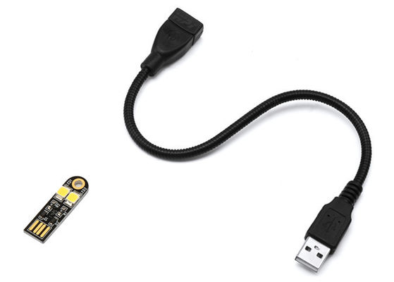 น้ำหนักเบาวอร์มไวท์ CREE MX6 Mini USB หลอดไฟ LED สำหรับไฟสก์ท็อป