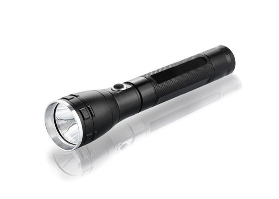 5W ฉุกเฉินอลูมิเนียมตำรวจเหยียบไฟฉาย LED มี 2 * D แบตเตอรี่