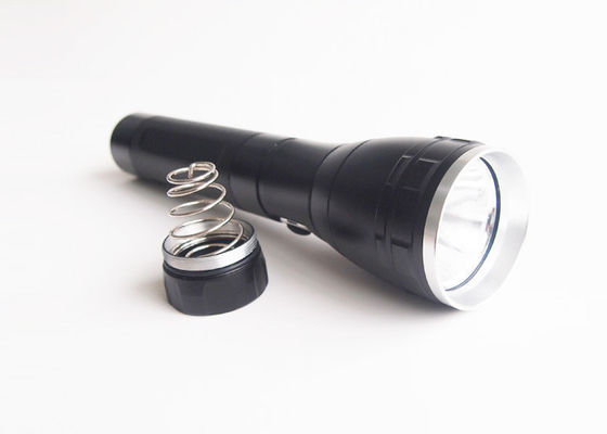 5W ฉุกเฉินอลูมิเนียมตำรวจเหยียบไฟฉาย LED มี 2 * D แบตเตอรี่