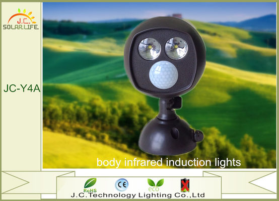 เถ้าสีดำอินฟราเรดเหนี่ยวนำแบบชาร์จไฟฉาย LED ไฟฉายแบตเตอรี่ AA 4 6W