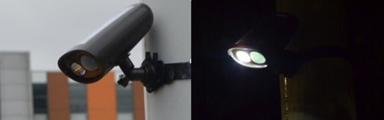 เหยียบ 250lm ไฟ LED พลังงานแสงอาทิตย์ไฟลานผนัง 2W ไฟฉาย LED ติดนำไปติดตั้งไฟ