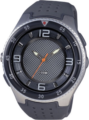 บุรุษรอบ Sporty นาฬิกาอะนาล็อกกับไฟฉาย LED และกันน้ำลึก 100 เมตร