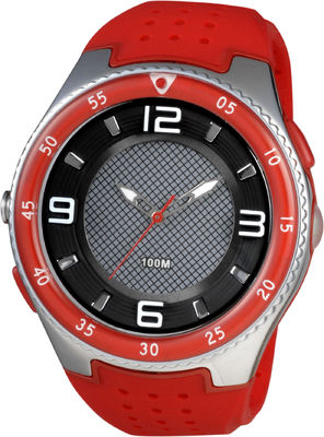 บุรุษรอบ Sporty นาฬิกาอะนาล็อกกับไฟฉาย LED และกันน้ำลึก 100 เมตร