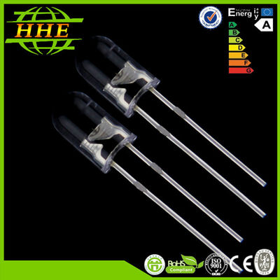 3mm 5mm 8mm รอบ UV LED ไดโอด, จอแสดงผล LED ไฟ LED อัลตราไวโอเลต 30 องศามุมมองภาพ