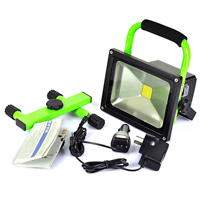 แบบชาร์จไฟสแตนบายแบบพกพาสำรอง LED โคมไฟ Floodlight ด้วยแบตเตอรี่ 20 โคมไฟ LED น้ำท่วม
