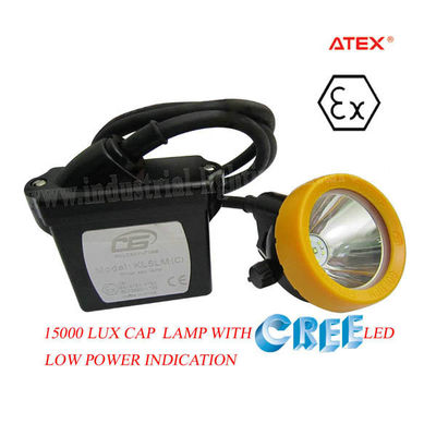 KL5LM กันน้ำด้านความปลอดภัยการทำเหมืองแร่ไฟ LED โคมไฟ 3.7V 15000 Lux ชาร์จโคมไฟการทำเหมืองแร่