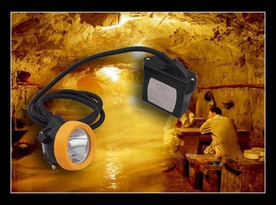 6.5Ah Liion SuperBright แบตเตอรี่ KL5LM นำสายหมวกโคมไฟ ATEX ได้รับการอนุมัติ