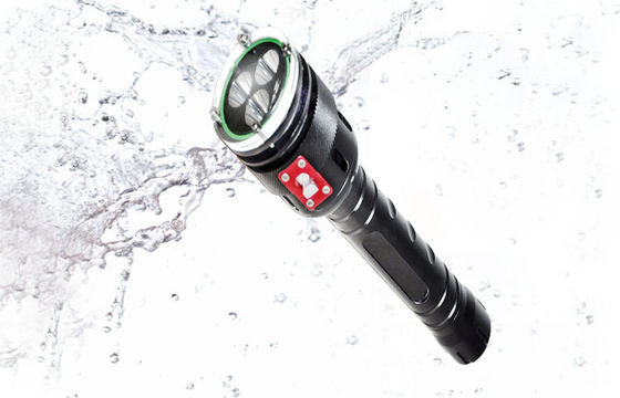 มืออาชีพแบบชาร์จไฟ LED ไฟฉายดำน้ำ 2400LM, OEM / ODM